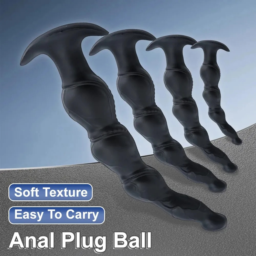 Silicone Anal Beads Butt Plug G-Sport Prostate Massger Anal Dildo Graduated Stimulate Dildo Adult Sex Toys for Men Women Gay