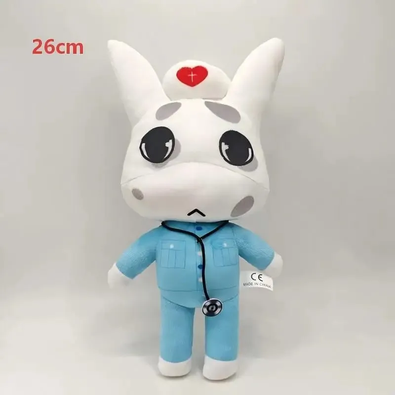 In Stock Horror Animal Hospital Blue Dog Penguin Bunny Plush Doll Cute Animal Game Peripherals Collectible Soft Toys.
