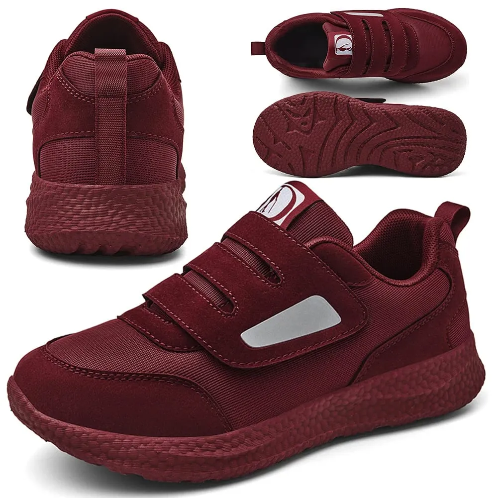 Design sapatos para diabéticos sapatos de caminhada largos com fecho ajustável deslizamento ortopédico sapatos para idosos para homens e mulheres