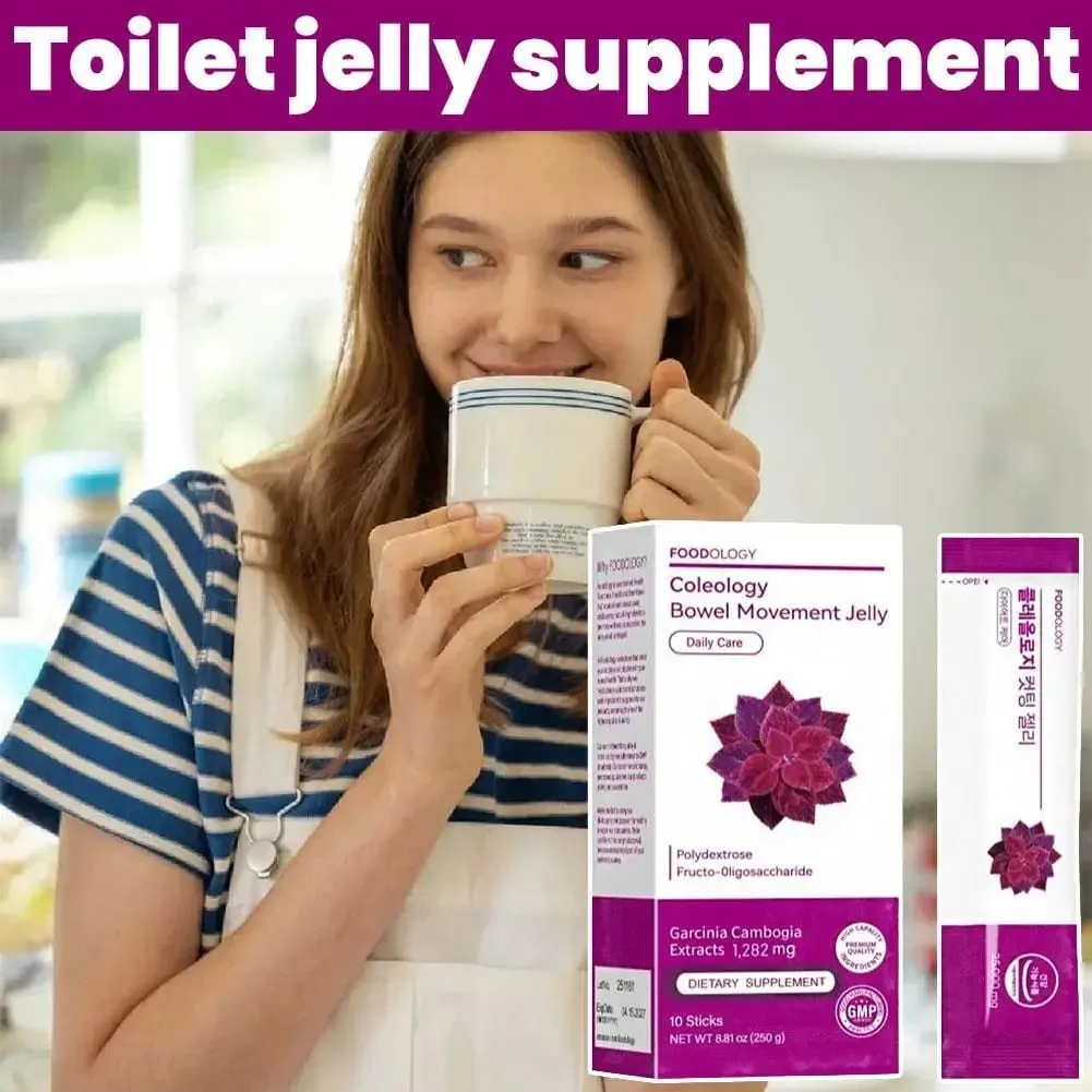 Foodology Coleology Cutting Jelly Promotes Metabolism Supports Gut Flora Balance Gently Detoxifies Garcinia Cambogia Supplements