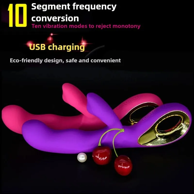 G Spot Rabbit Vibrator For Women Powerful 10 Vibrating Clitoris Stimulator Dildo Vagina Massager Sex Toys for Couple Pleasure