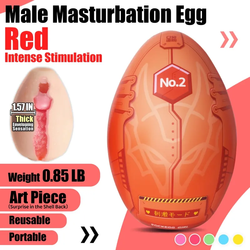 YUU Pocket Pussy Male Masturbator Hiding Sex Toy Realistic Vagina Masturbation Eggs for Men Peni Stimulation Portable 5 Style