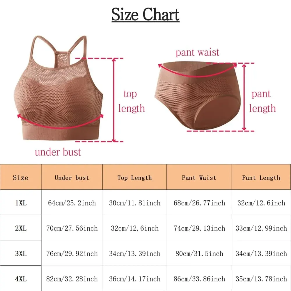 1XL-4XL 2 adet sutyen seti kadın iç çamaşırı seti seksi Bralette kadın iç çamaşırı nervürlü üstleri dikişsiz tel ücretsiz sutyen külot — image 6