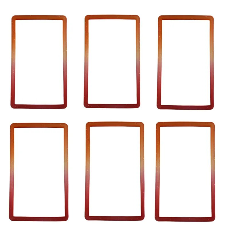 6-Pack Slab Guard for PSA Graded Cards TPU Slab Protector Graded Guard Bumper Guard Gradient Color Glitter Limited Edition