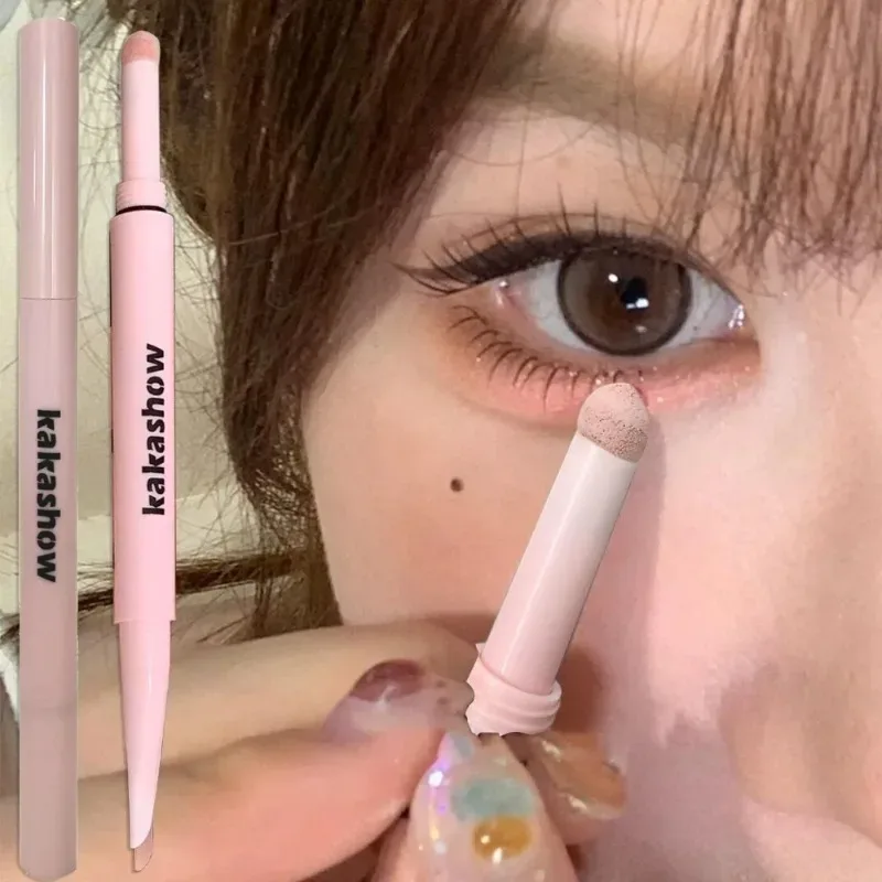 Double-end Lying Silkworm Eyeliner Shadow Highlight Glitter Matte Aegyosal Pen Natural Long Lasting Brightening Cream Eye Makeup