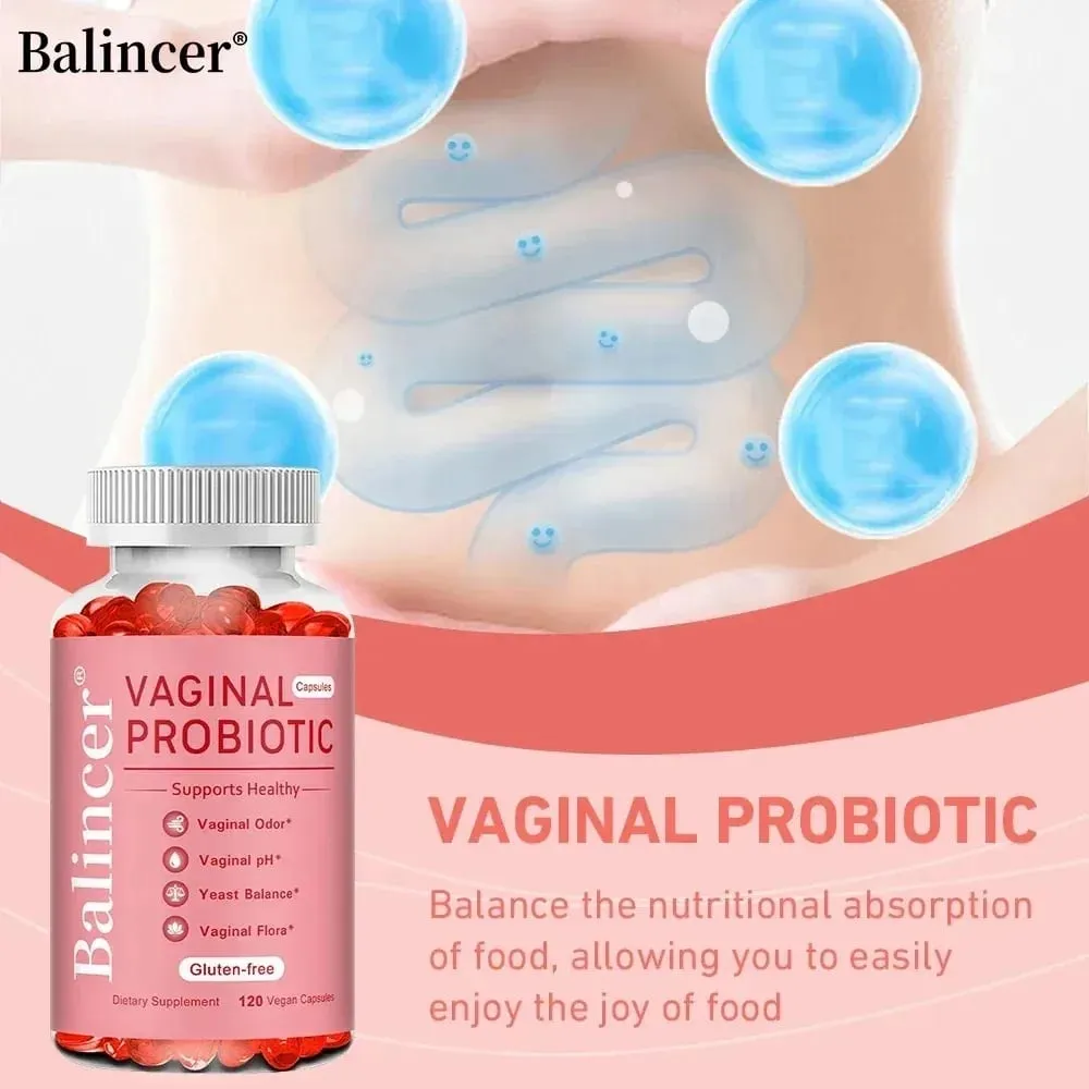 Probiotics Capsules for Women Promote Vaginal Health Yeast Balance Bloating & Digestion Immune Support Energy Boost