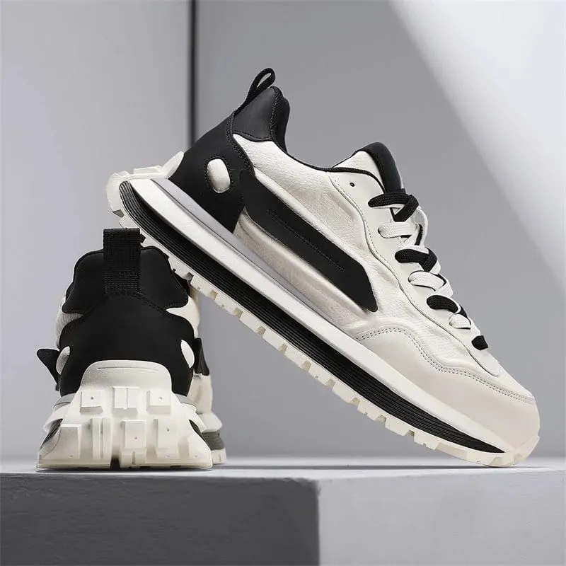 Men Sneakers Platform Casual Shoes New Lace Up Running Shoes Outdoor Non-Slip Footwear Fashion Height Increasing Men Shoes
