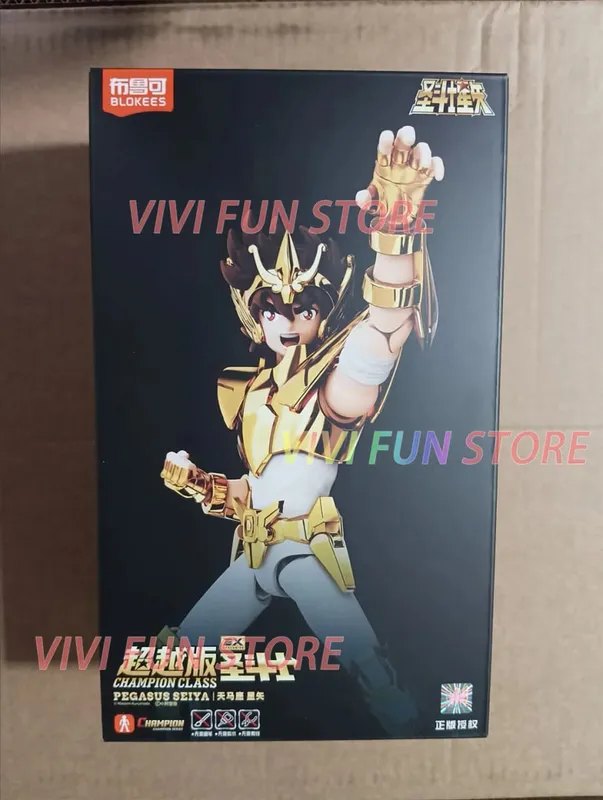 In Stock BLOKEES Saint Seiya CLASSIC CLASS Gold Saint Virgo Shaka Pisces Aphrodite Andromeda Cygnus EX Gold Assembled Model Toys