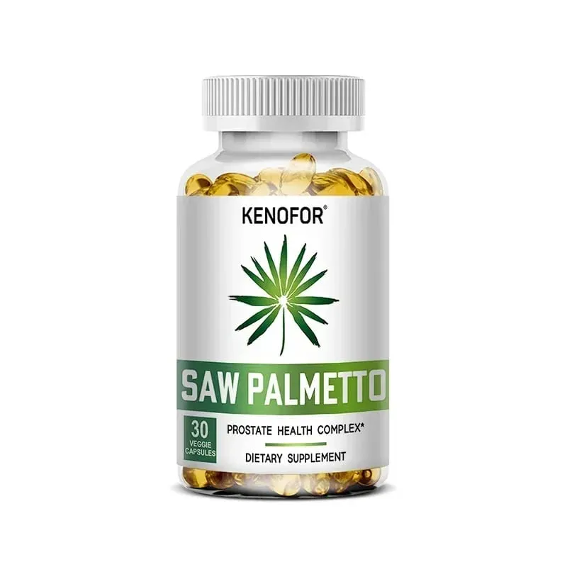 Saw Palmetto Extract Prostate Health Supplement Hair Growth Support To Help Maintain Normal Urination Frequency Vegan Capsules