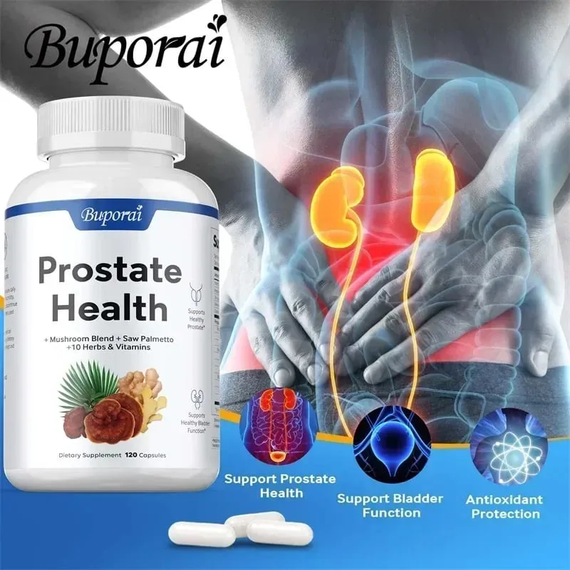Prostate Health - Prevents Hair Loss Antioxidant Bladder Control Supports Urinary Tract Health Improves Immunity