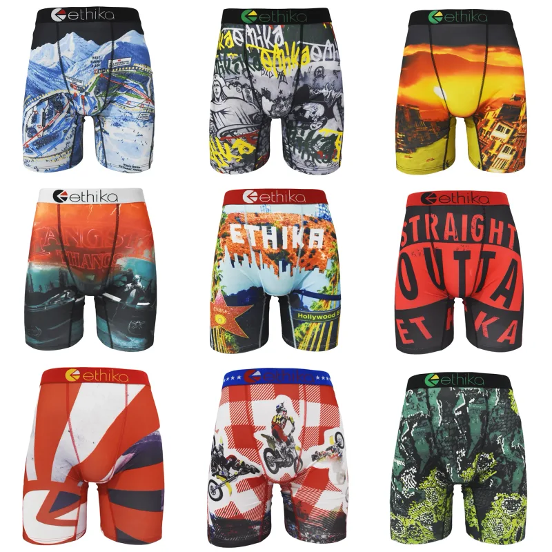 Soft Men's Boxer Shorts 1 Piece Kumportableng Pang-araw-araw na Kasuotang Panloob Makahinga Stretch Fit Polyester S-XXXL Magaan