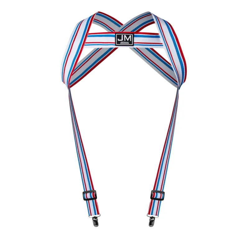 Body Harness Adjustable Elastic Band Detachable Split-type Cotton Men's Sexy Jockstrap Underwear Bodysuit Suspender Jumpsuits
