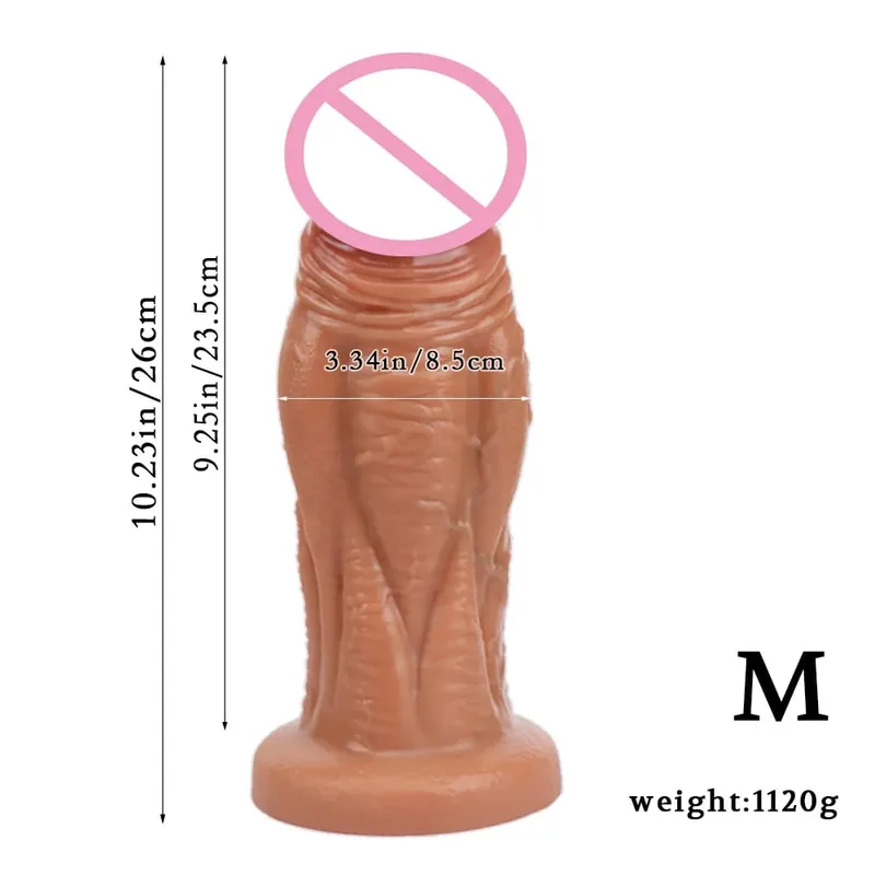 Super Big Skin Dildo Penis Prostate Massager Strap-on Silicone Realistic Anal Plug Masturbator Sexy Adult Huge Dildos Sex Toys