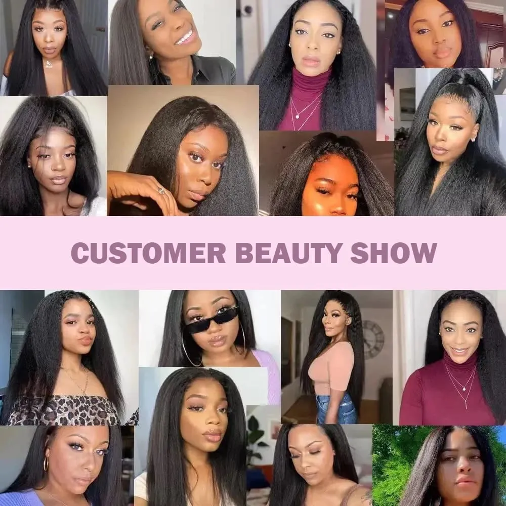 24 26 Inch Kinky Straight Tape In Extensions Brazilian 100% Human Hair 50G/20Pcs Natural Black Seamless Full Head Yaki Tape ins
