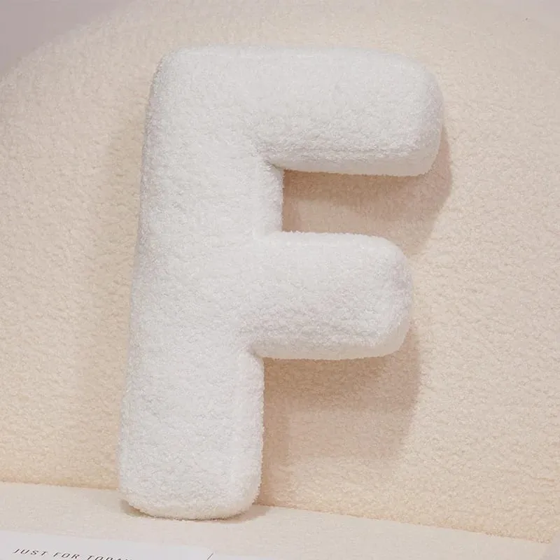 Hot Wholesale Cozy English Letters Pillow Sofa Cushion Living Room Decor 26 Letter Stuffed Doll Toy Kids Teaching Words Game Kid