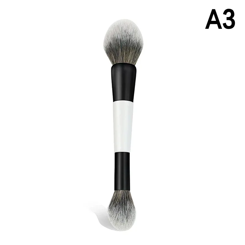 ✦ Dual-Ended Foundation Face Brush Double-ended Powder Blush Contour And Eyeshadow Concealer Makeup Brushes