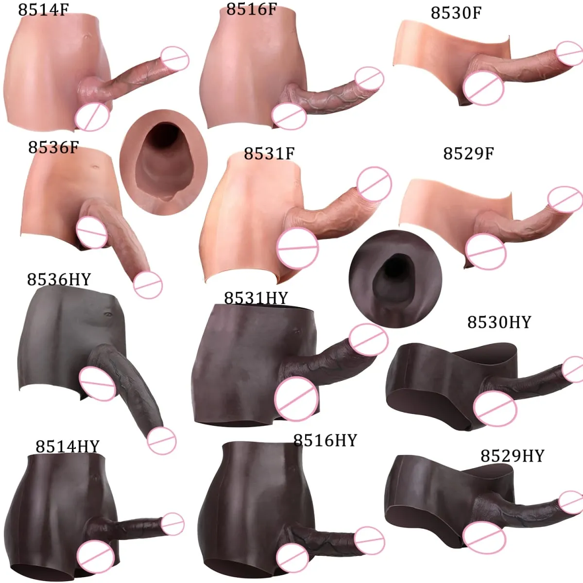 Elastic Silicone Harness Panties Hyper-Realistic Hollow Dildo Cover Wearable Male Sheath Long-Lasting Intimate Adult Couple