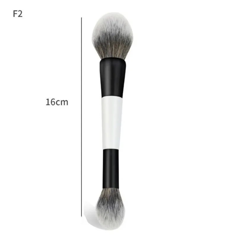 Dual-Ended F4 Contour Face Brush High Coverage Multi-purpose Eyeshadow Concealer Brushes Cosmetic Beauty Powder Blush Brush