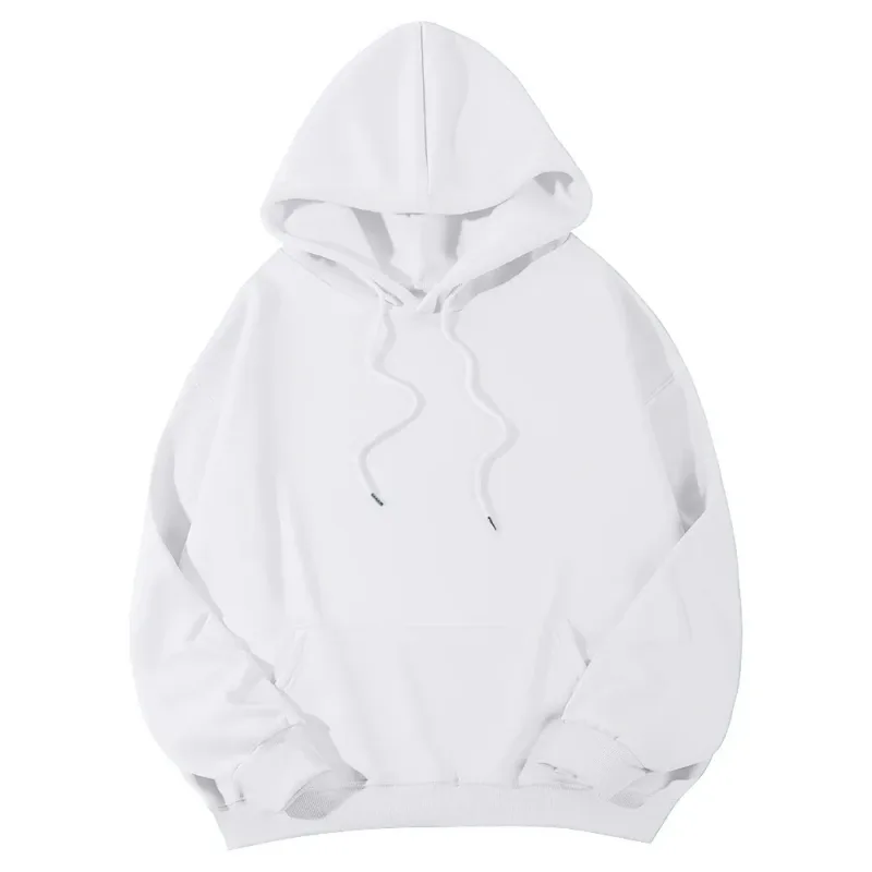 Autumn Winter Fleece Hoodies Fashion Casual Sweatshirts Men Women Harajuku Warm Oversized Pullovers 11 Colors Hip Hop Streetwear