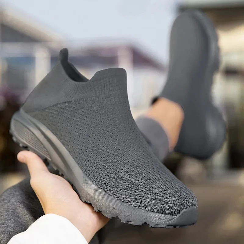 High Quality Sneakers Men Comfortable Breathable Lightweight Soft Wide Toe Non-slip Flat Socks Shoes Outdoor Casual Sports Shoes
