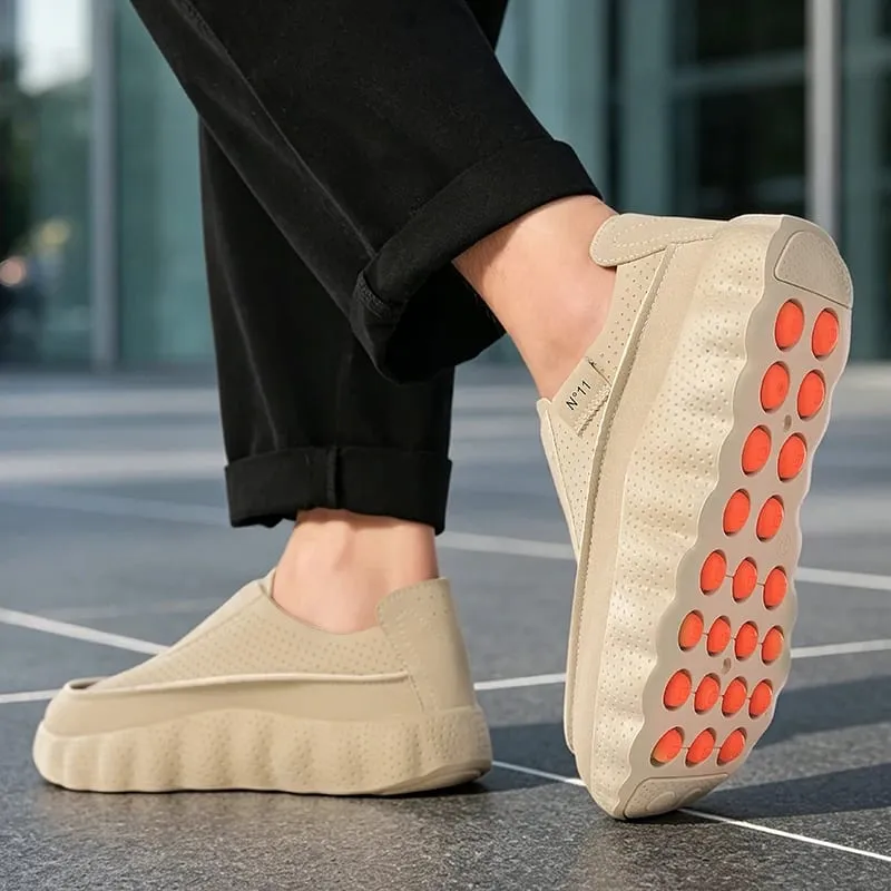 Outdoor Walking Jogging Footwear Sneakers New Casual Shoes Autumn Men Chunky Platform Non Slip Male Breathable Running Shoes