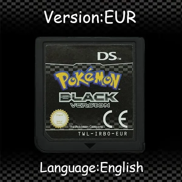 USA EUR FRA ITA NOE AUS ESP NDS Game Cartridge Pokemon Black White Platinum HeartGold SoulSilver for DS 2DS 3DS Console