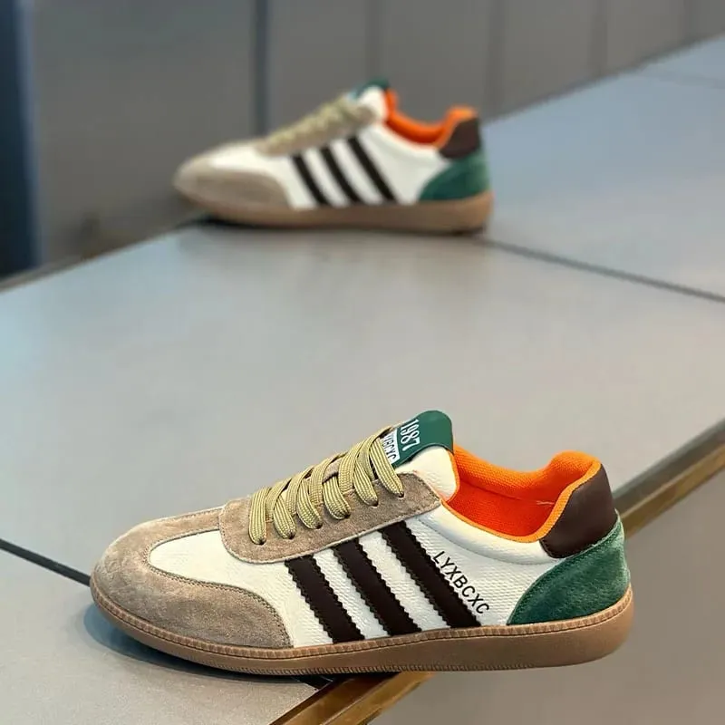 High Quality Leather Sneakers Men Trainers Classic Casual Sports Shoes Man Flat Sneakers Outdoor Non-slip Men's Skateboard Shoes