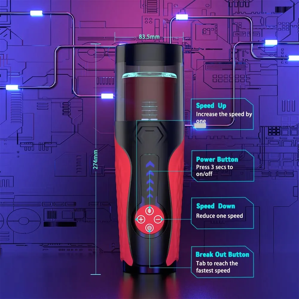 Telescópico rotativo masturbador masculino automático mastubator copo vagina masturbação equipamentos brinquedos sexuais para homens adultos suprimentos
