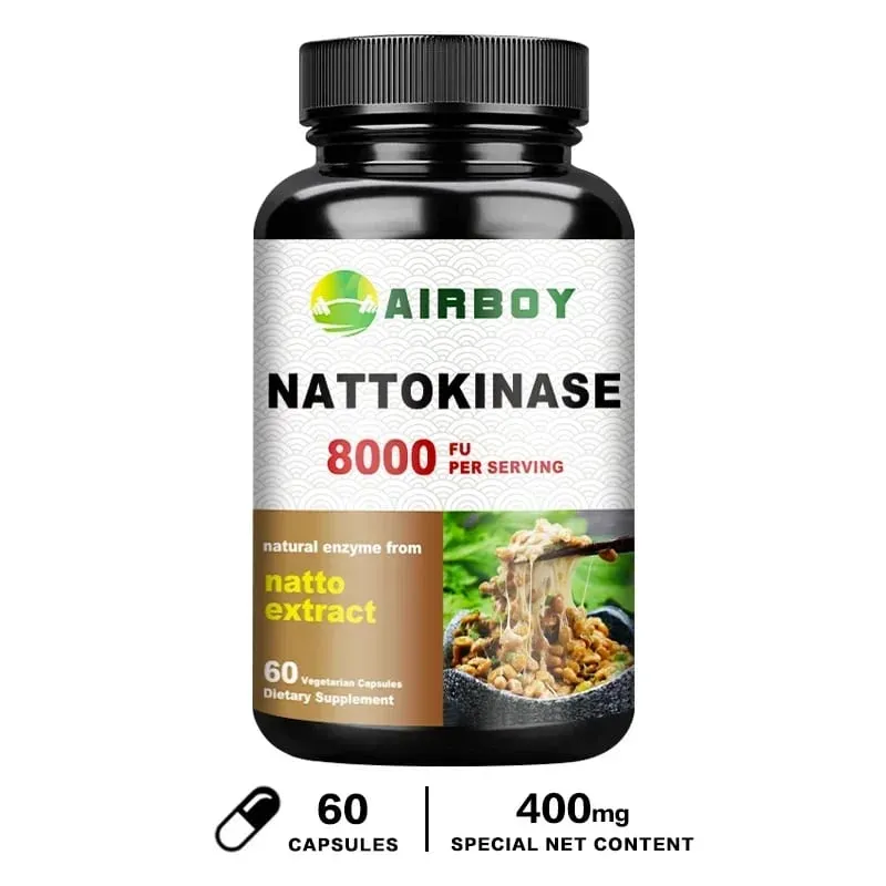 Nattokinase - Beauty and Skin Care Promotes Blood Circulation Maintains Blood Pressure Balance Supports Heart Health