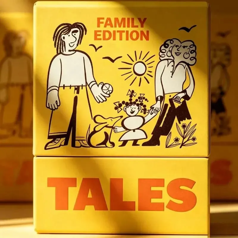 Tales Story Dice Game Couples & Family Edition Interactive Storytelling Game for Date Night & Family Part Creative Tabletop Game