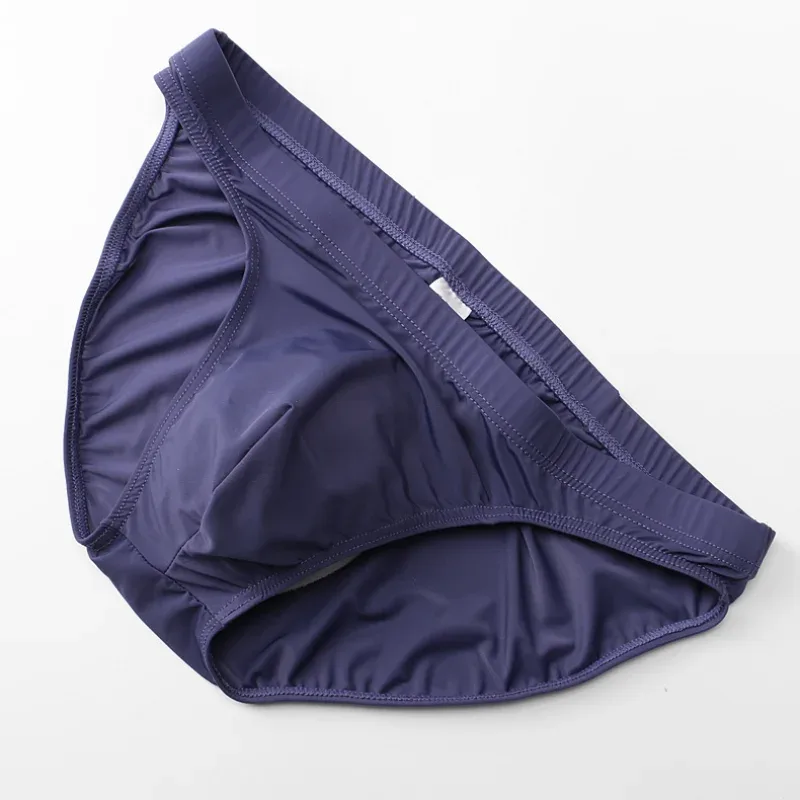 Pakaian Dalam Bikini Lelaki Ultra Nipis U Convex Pouch Pakaian Dalam Wanita Seluar Dalam Anjal Tinggi Pinggang Rendah Cepat Kering Calzoncillos Hombre