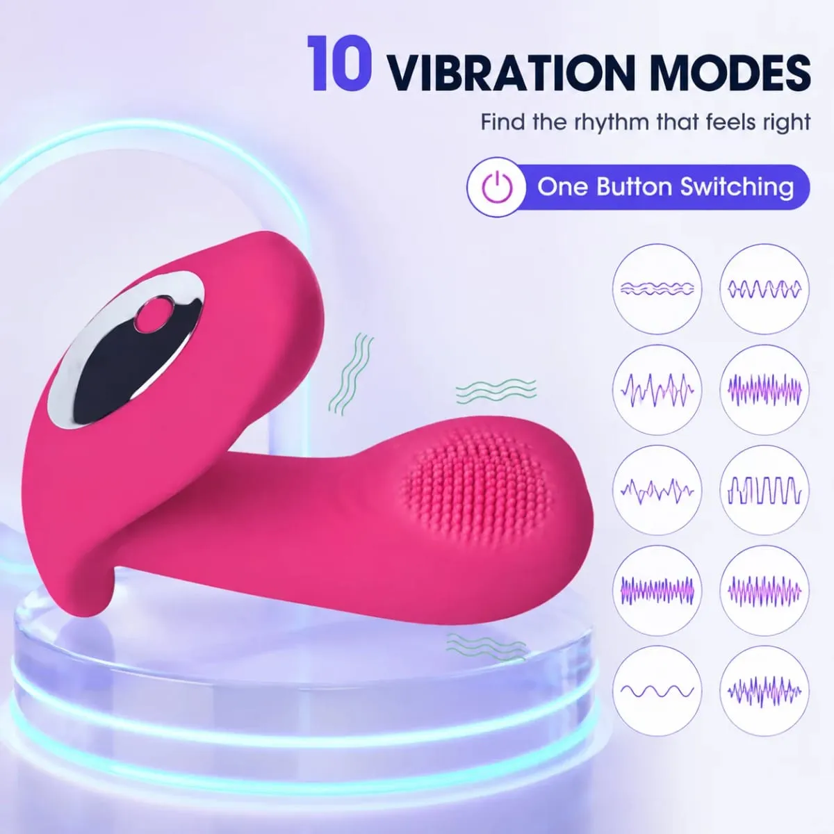 Wearable Panties Dildo Vibrators for Women G-spot Clitoris Stimulator Vaginal Massager Vibrating Egg Adult Sex Toys for Women