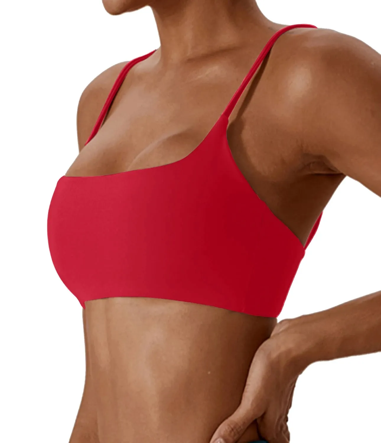 Super soft fabric back sports bra high-quality yoga clothes for women fitness running bra sexy knitted suspender
