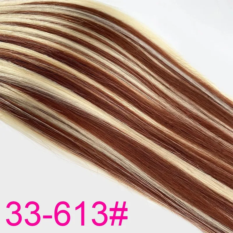Full Shine Tape In 100% Remy Human Hair Straight Double Sided Blonde Comfortable Silky Natural Tape Ins For Women