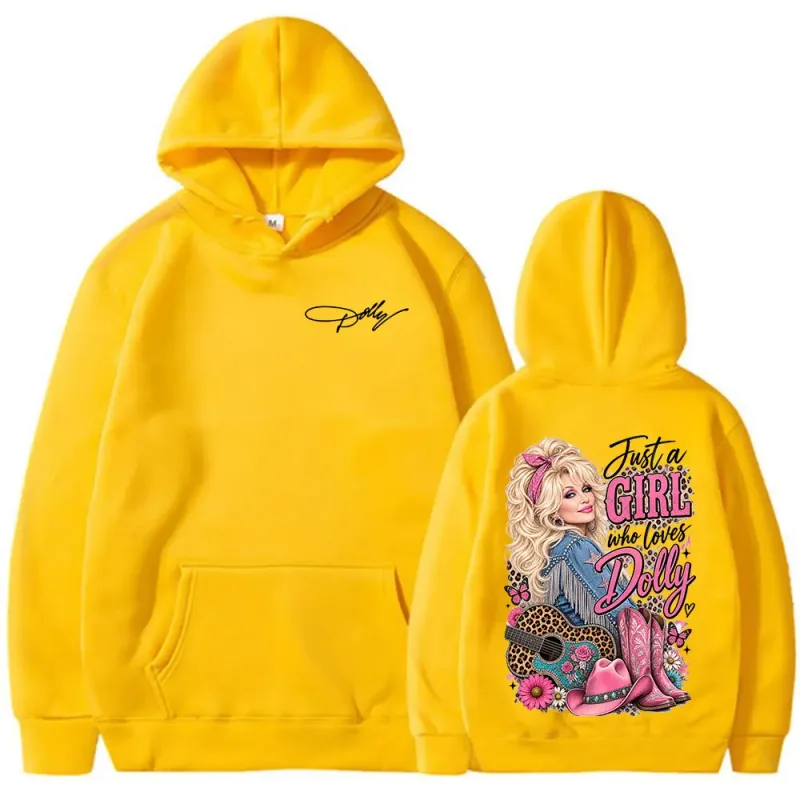 Dolly Parton Country Music Hoodies Men Women Clothing Fashion Harajuku Pullovers Casual Long Sleeve Oversized Hooded Sweatshirts