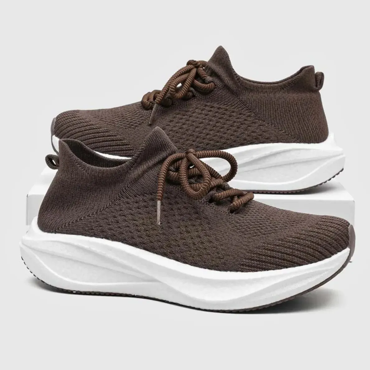 Men Women Summer Mesh Walking Shoes Breathable Lightweight Sock Sneakers Casual Sports Shoes Large Size Couple Style