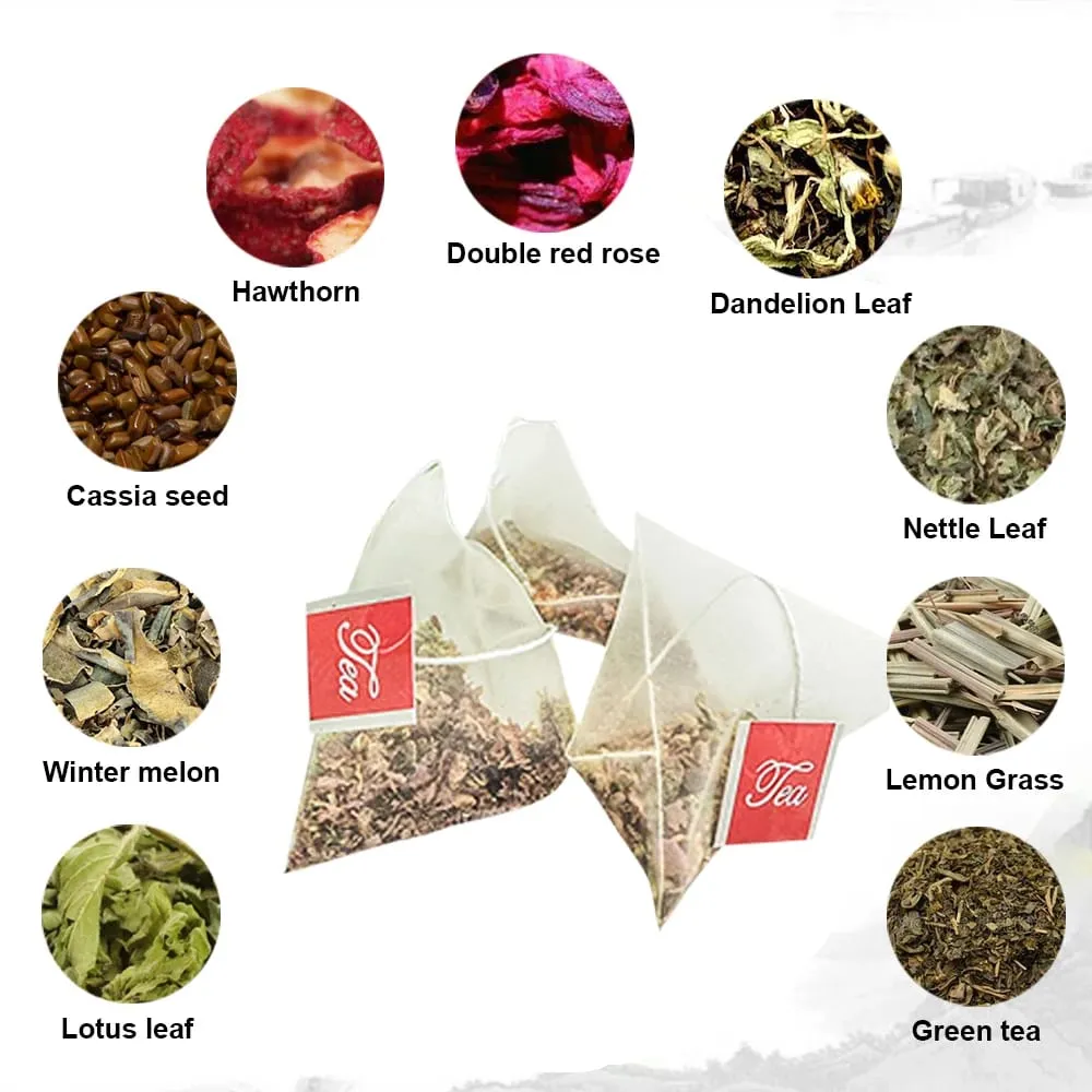 Supplément naturel de perte de poids, détox à base de plantes, 40 jours, sans caféine, sans OGM, aliments santé, vitamines et suppléments