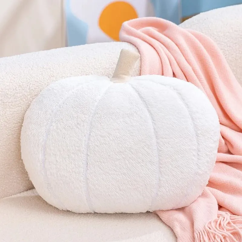 Kawaii Simulation Nordic Halloween Pumpkin Plush Toys Lovely Soft Plant Stuffed Doll Holidays Props Decor Throw Pillow