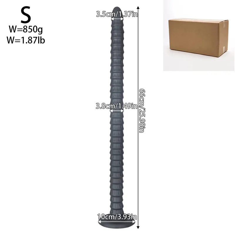 Silicone Soft Big Long Butt Plug Huge Long Anal Plug Dilator Prostate Massager Sex Toy Huge Anal Butt Training For Women Men Gay