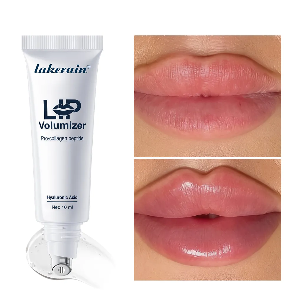 3 Pcs Christmas Lip Set Lip Volumizer Serum & Nude Blur Lip Tint Moisturizing Plumping Long Lasting Matte Lip Makeup Holiday Kit