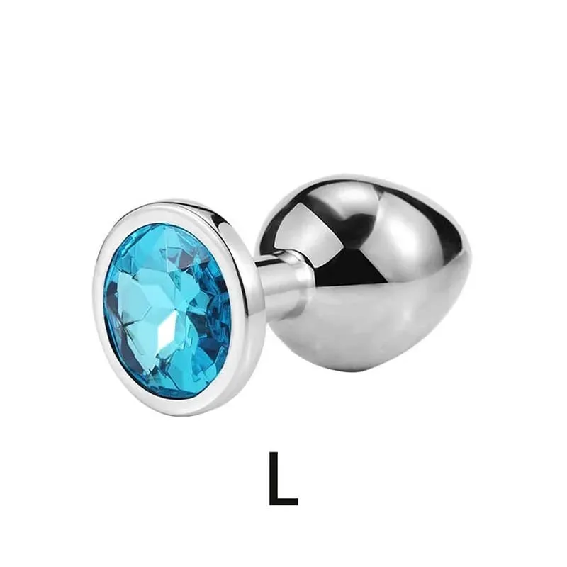 Stainless Steel round Butt Plug Anal Jewelry Stimulator Dildo for Couples Gay Sex Toys Adult Plug