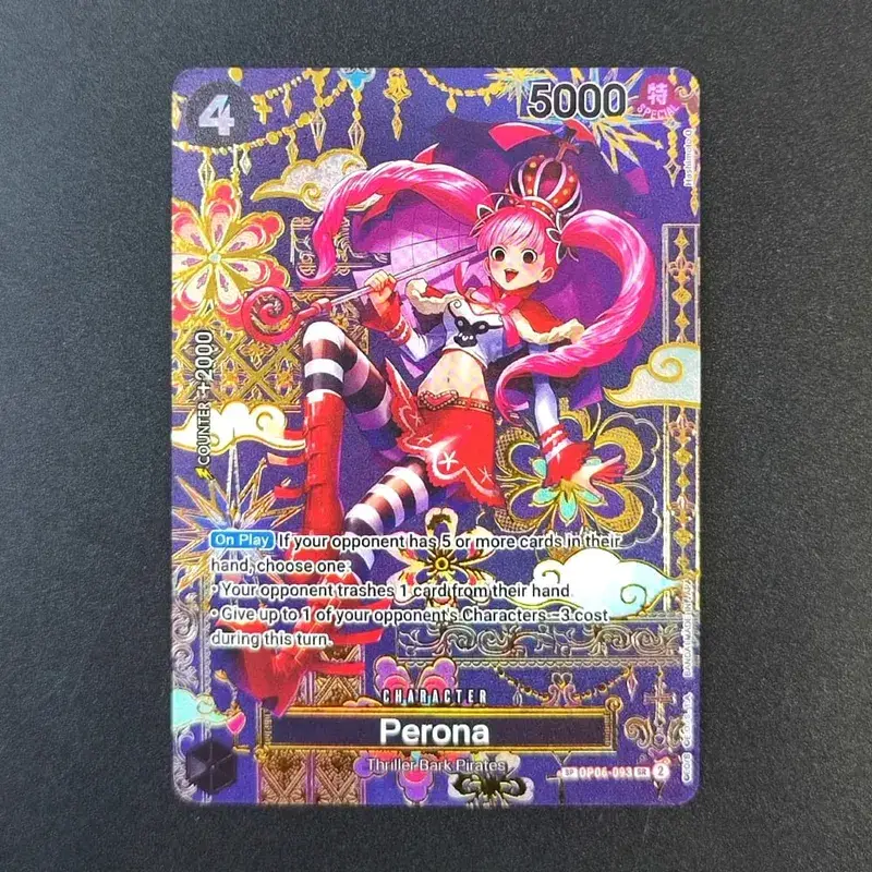 Diy One Piece Op14 Sp Card The Azure Sea Seven Hancock Perona Mihawk Sengoku Kid Killer Sugar English Collection Tcg Anime Card
