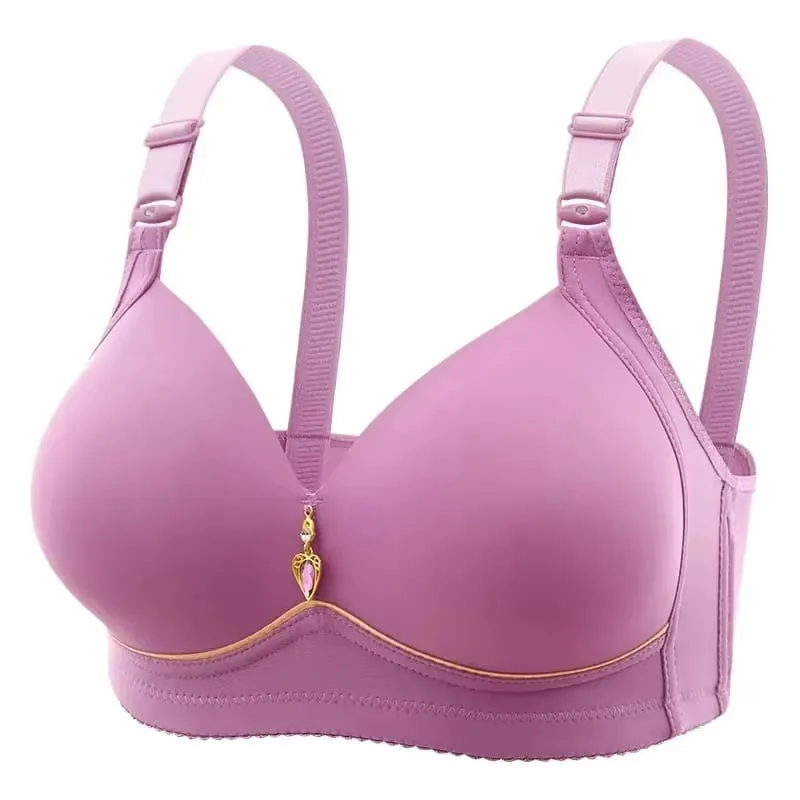 Size 36-46 Seamless Bras Women Underwear Push up Brassiere Glossy Comfort Bralette Female Thin Lingerie