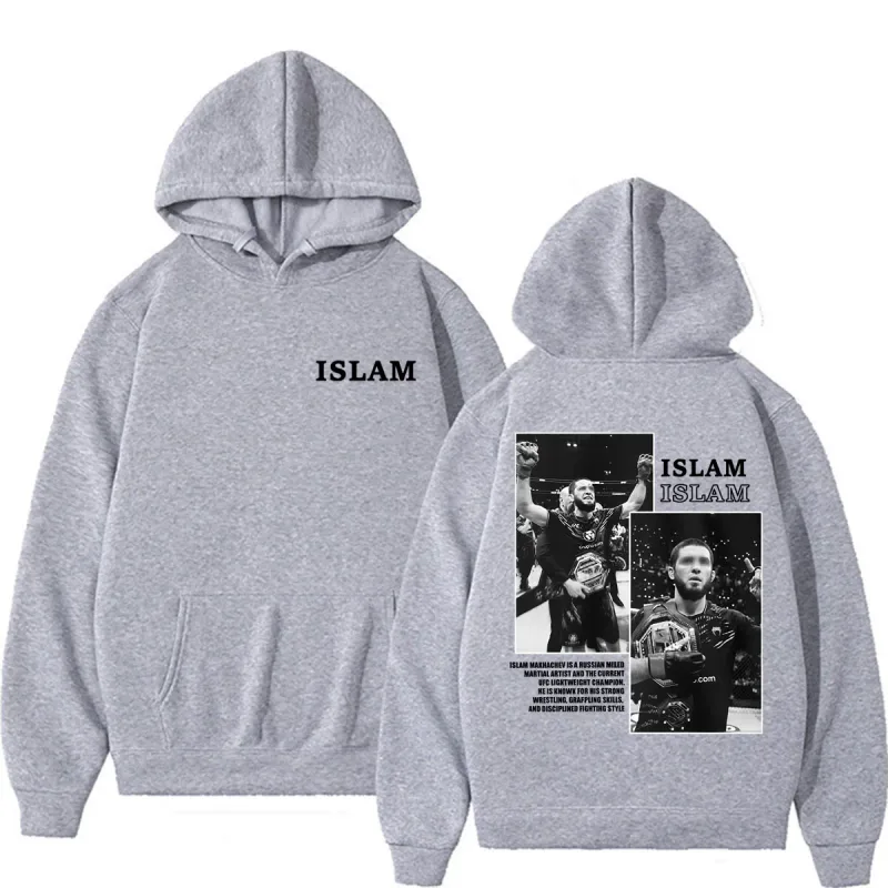 Dagestan Russian Islam Makhachev Cover Hoodie Men's Fashion Violence Aesthetic Sweatshirt Casual High Quality Hoodies Streetwear