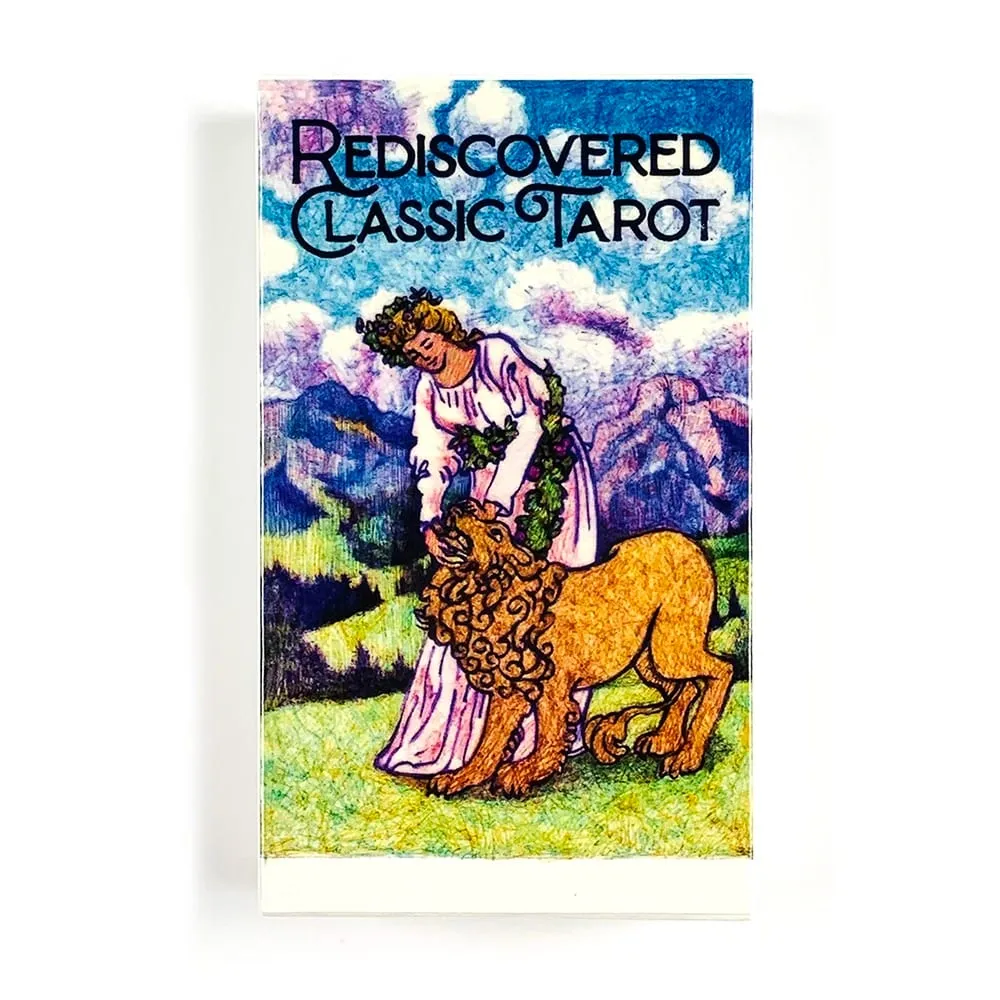 Rediscovered Classic Tarot Cards 78 Card Vintage Art Style English Edition Divination Board Game Perfect for Spiritual Practice