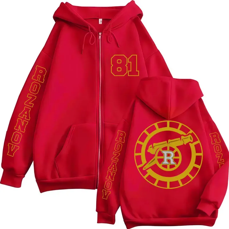 Heated Rivalry Llya Rozanov Graphic Zip Up Hoodies Men Women Fashion Vintage Cardigan Sweatshirt Fleece Oversized Casual Jackets