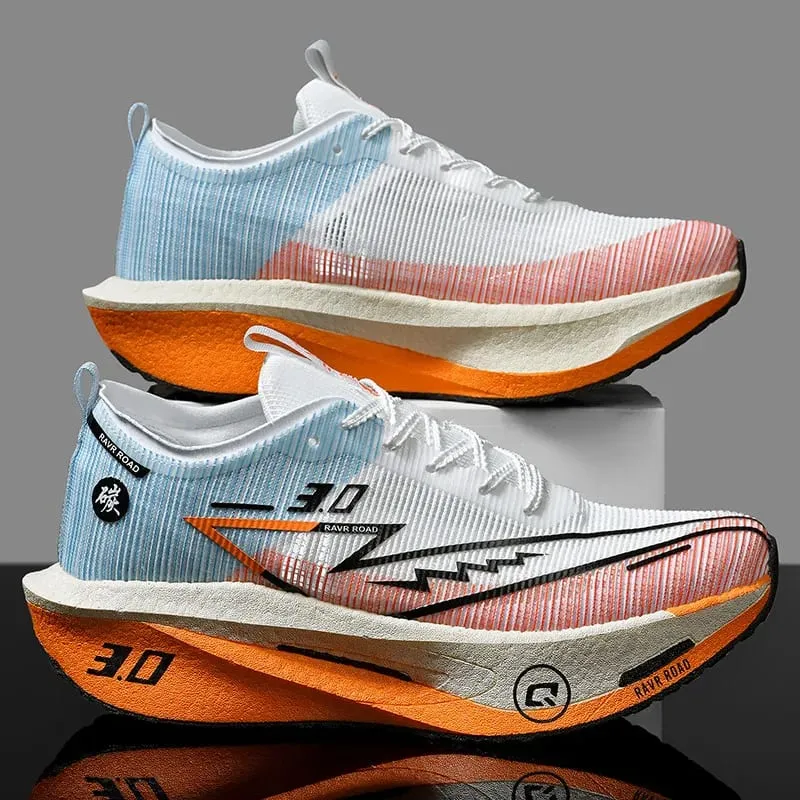 Men Sneakers Mesh Comfort Tennis Shoes 2026 Men's Running Carbon Board 3.0 Cushion Sports Training Jogging Speciality Jog Shoes