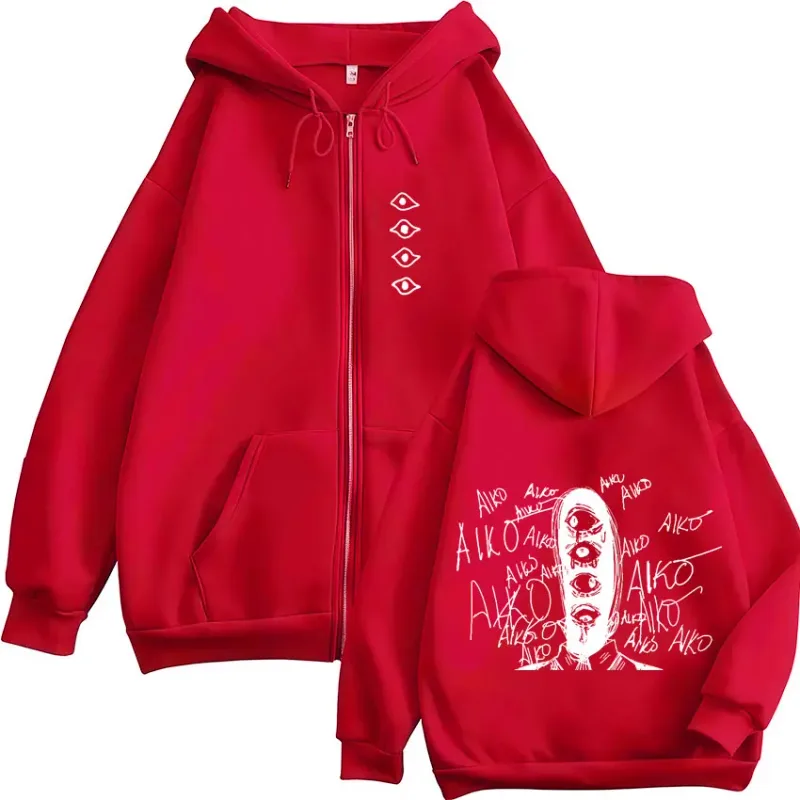 Oyasumi Goodnight Punpun Aiko Tanaka Manga Zipper Hoodies Men Women Clothing Fashion Oversized Zip Up Sweatshirts Jacket Coats
