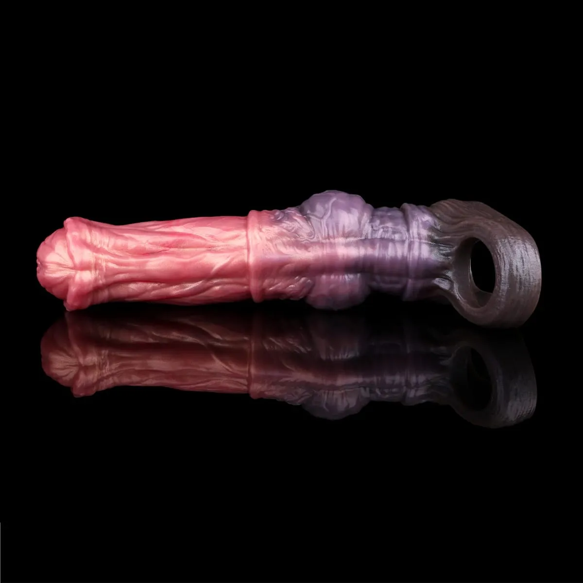 Soft Dog Knot Penis Sheath Fantasy Horse Dildo Sleeve Delay Ejaculation Ring Male Dick Girth Enlarger&Extender Sex Toy