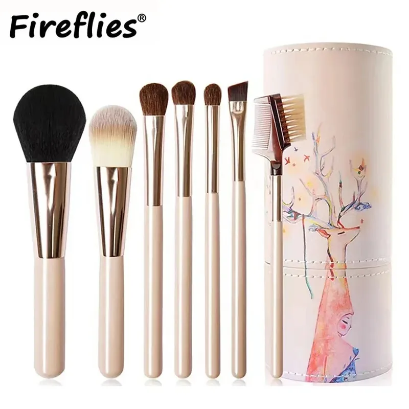 20/40Pcs Makeup Brushes and Sponges Set Brown Makeup Puff Beauty Egg Headband Wristband Remover Kit Makeup Tool Gift
